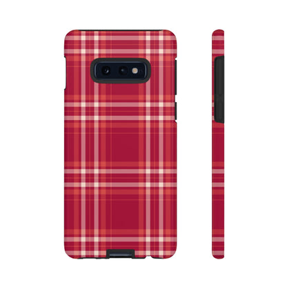 Crimson Check Samsung Galaxy Case - BOGO Cases