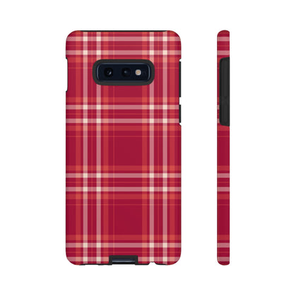 Crimson Check Samsung Galaxy Case - BOGO Cases
