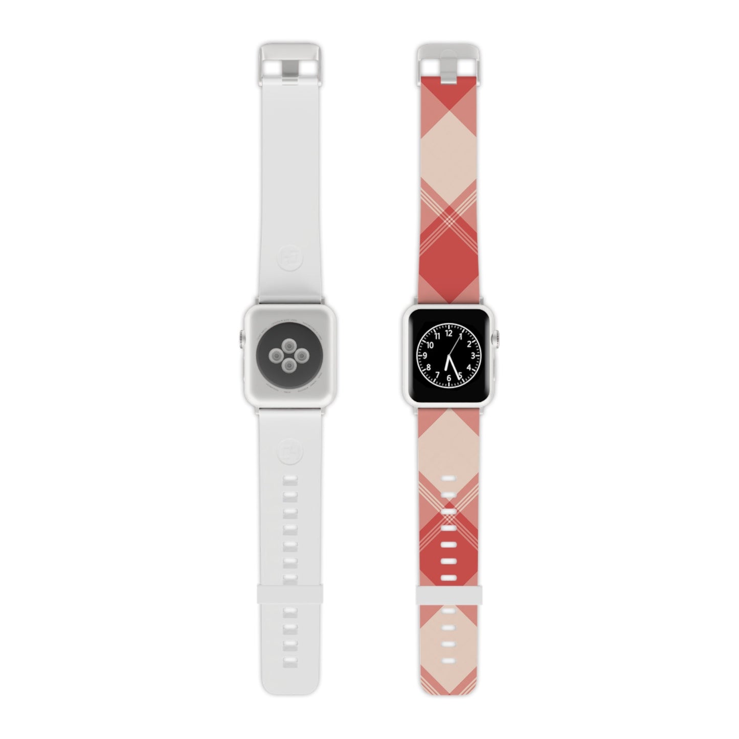 Crimson Crosshatch Apple Watch Band - BOGO Cases