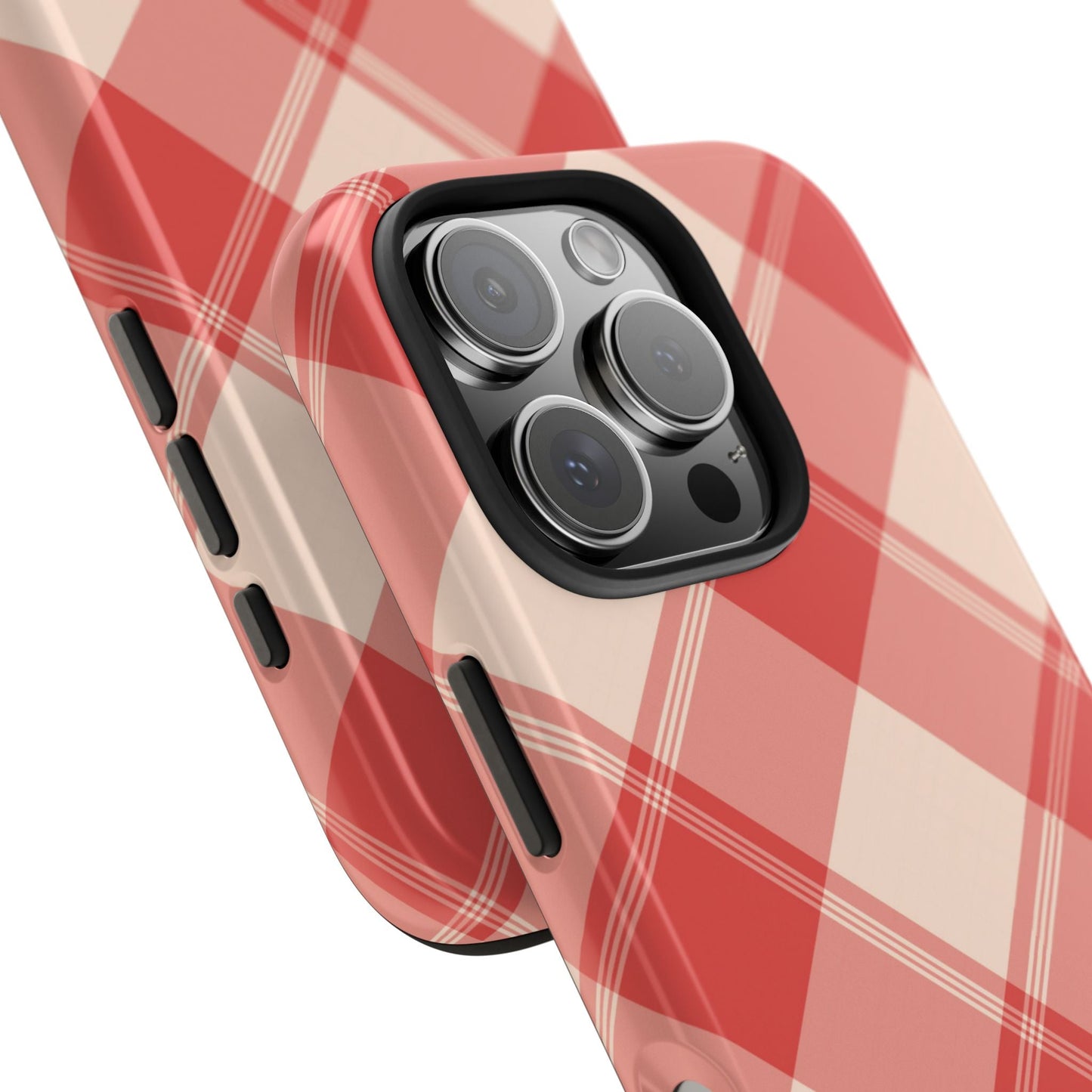 Crimson Crosshatch iPhone Case - BOGO Cases