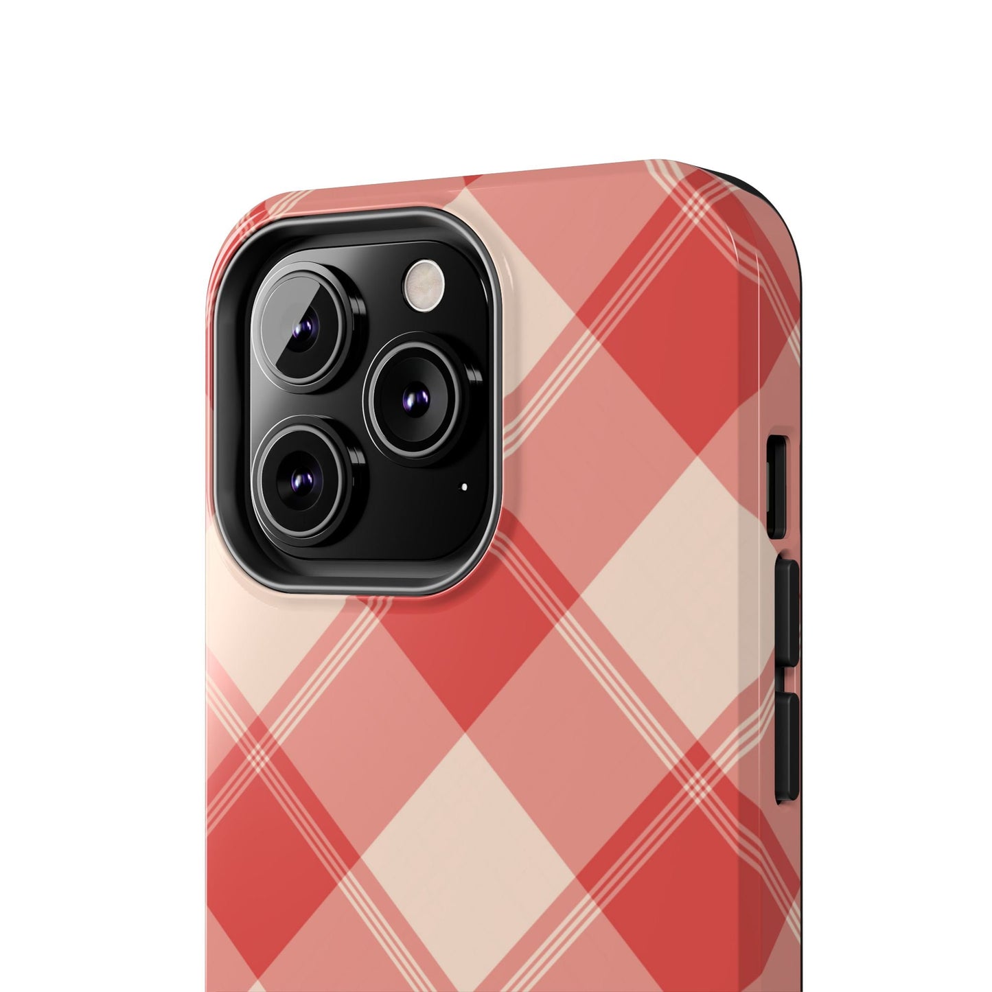 Crimson Crosshatch iPhone Case - BOGO Cases