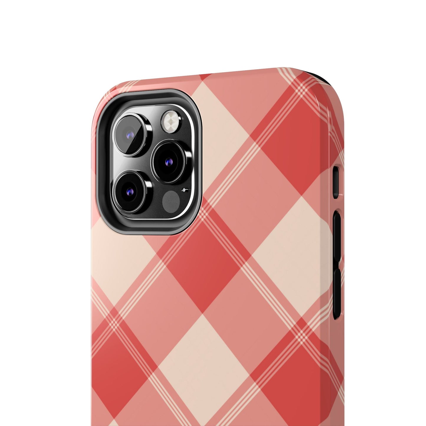 Crimson Crosshatch iPhone Case - BOGO Cases