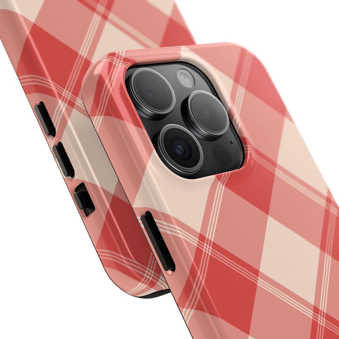 Crimson Crosshatch iPhone Case - BOGO Cases