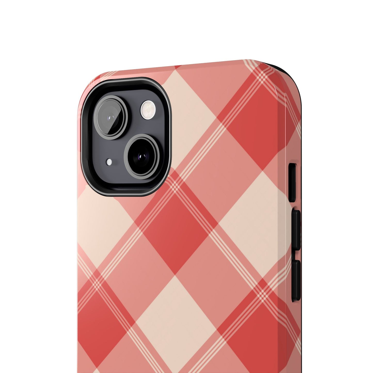 Crimson Crosshatch iPhone Case - BOGO Cases