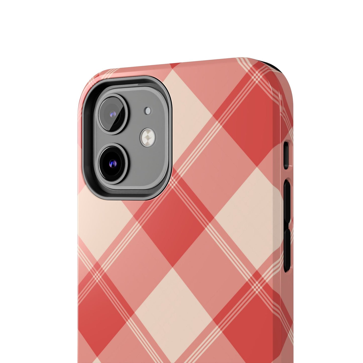 Crimson Crosshatch iPhone Case - BOGO Cases