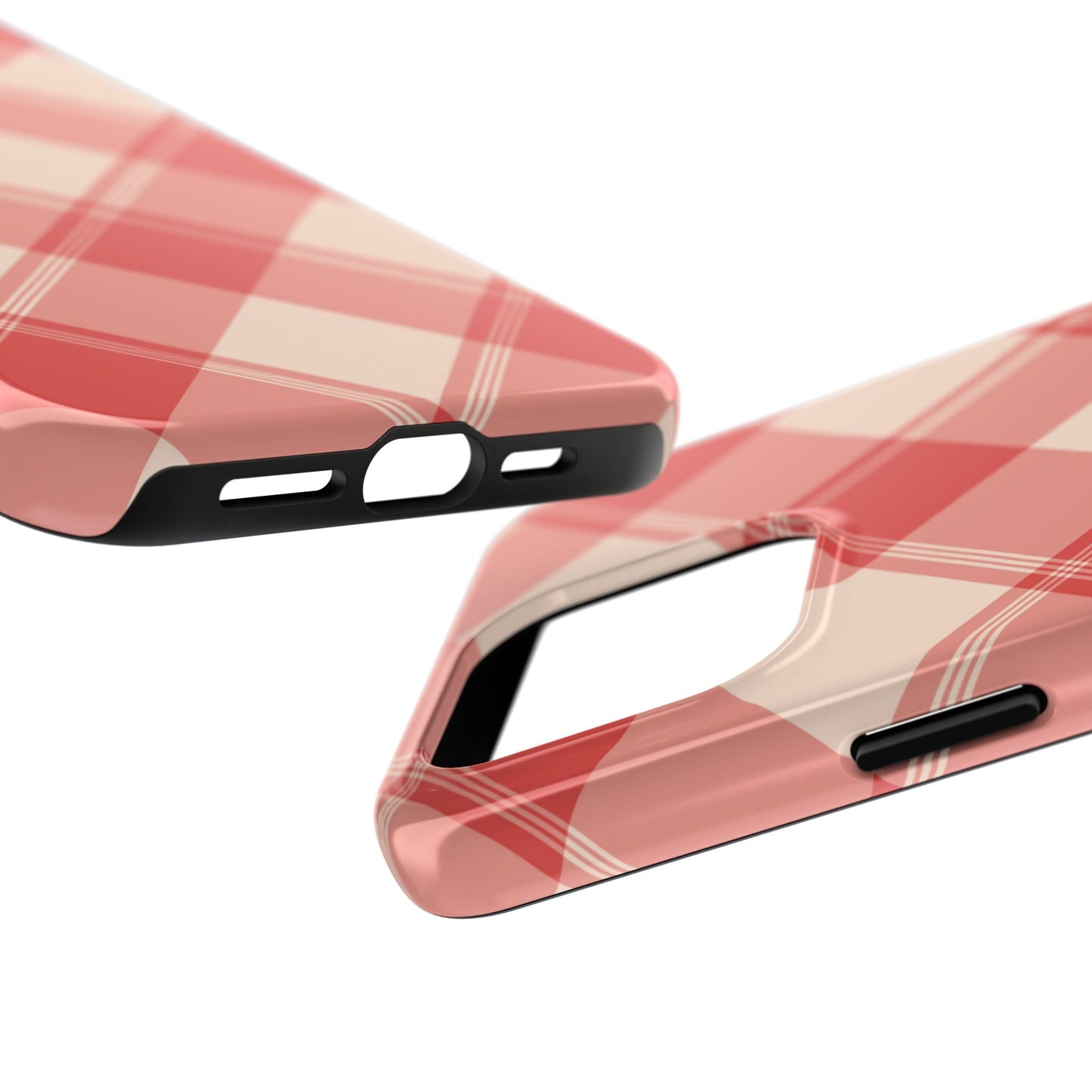 Crimson Crosshatch iPhone Case - BOGO Cases