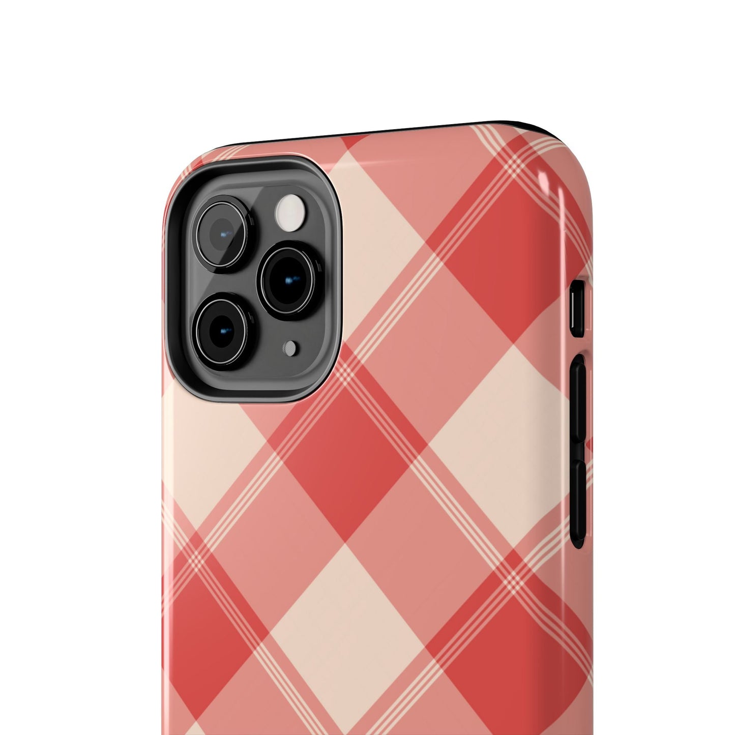 Crimson Crosshatch iPhone Case - BOGO Cases