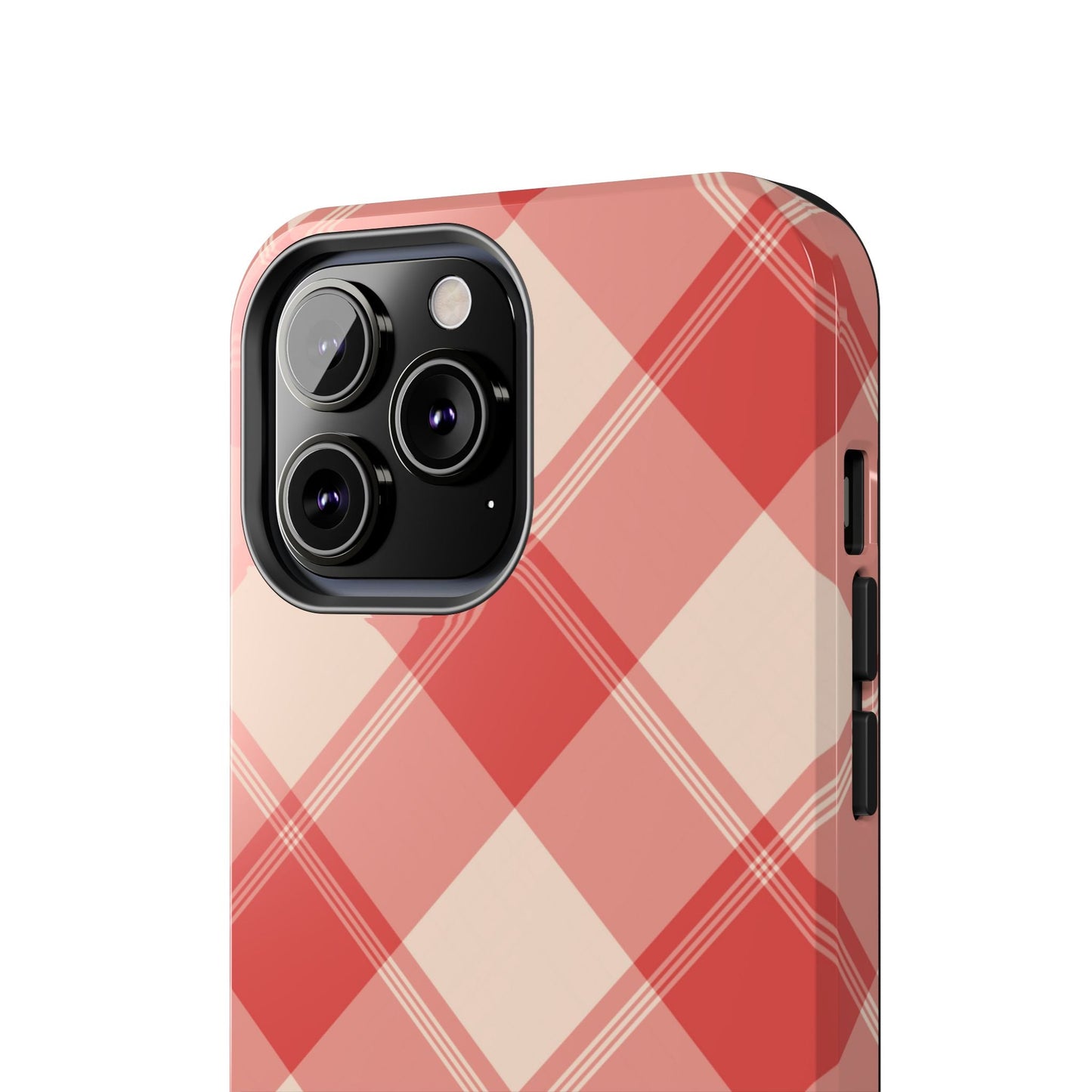 Crimson Crosshatch iPhone Case - BOGO Cases