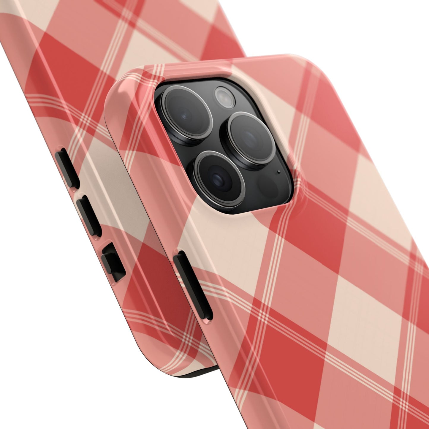 Crimson Crosshatch iPhone Case - BOGO Cases