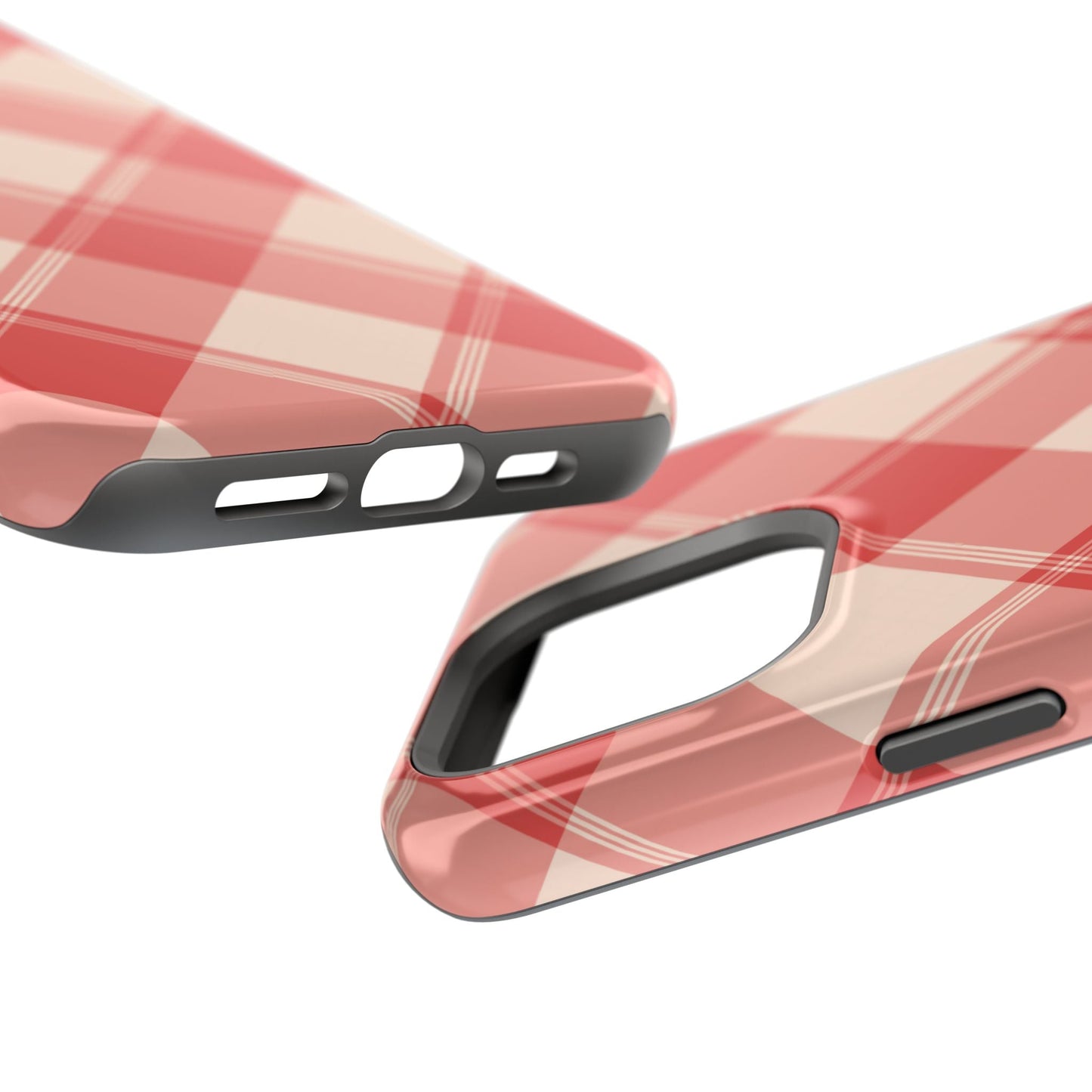Crimson Crosshatch MagSafe iPhone Case - BOGO Cases
