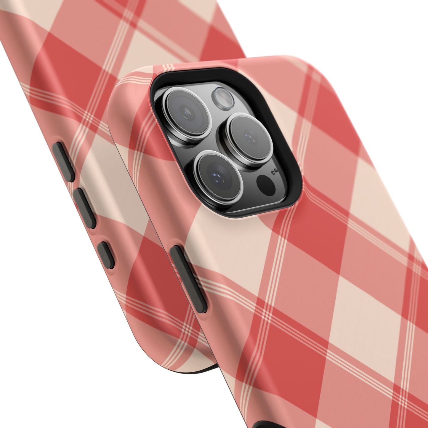 Crimson Crosshatch MagSafe iPhone Case - BOGO Cases
