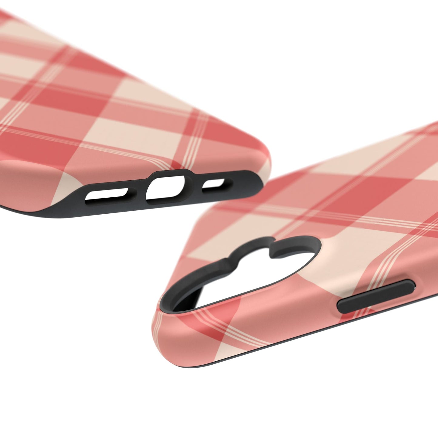 Crimson Crosshatch MagSafe iPhone Case - BOGO Cases