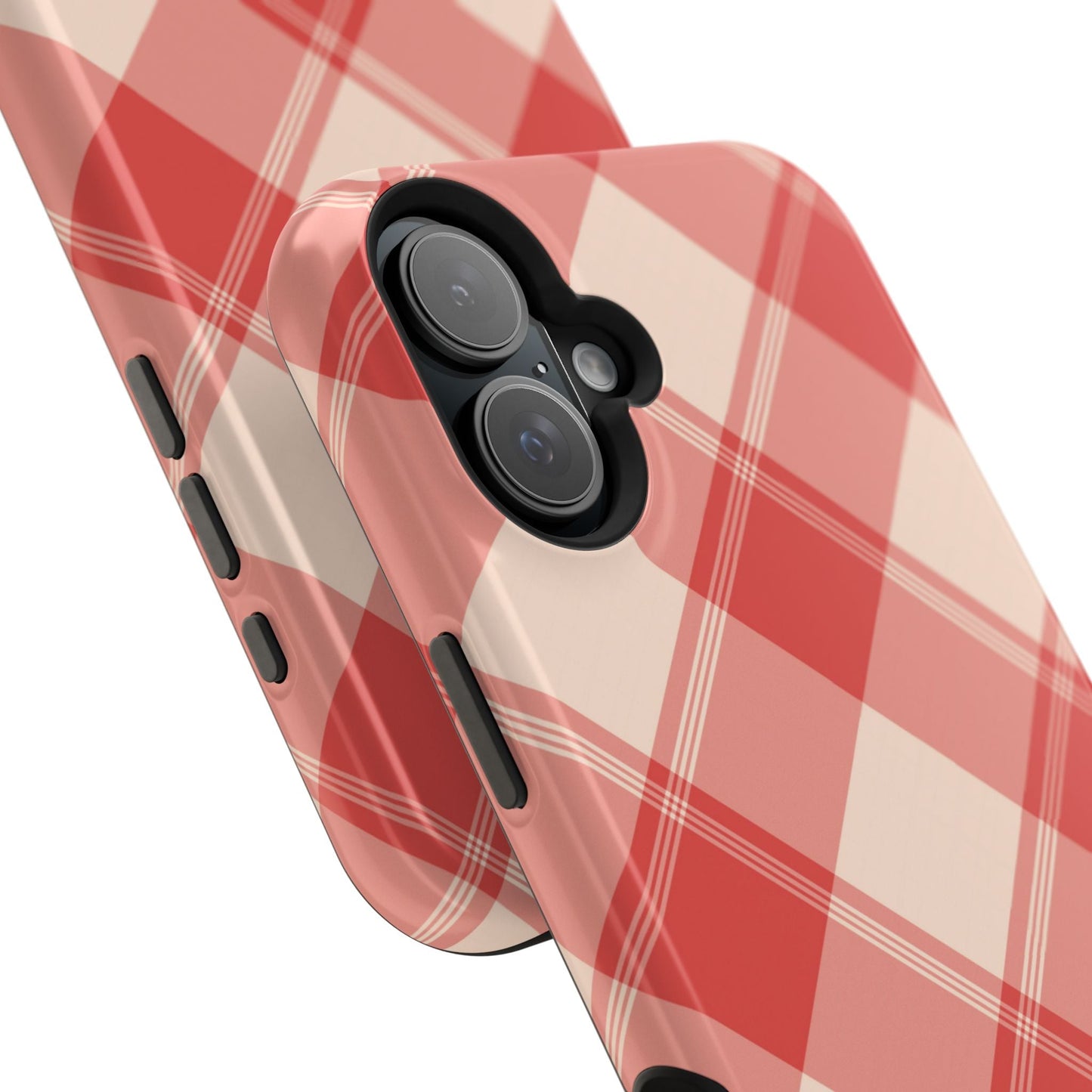 Crimson Crosshatch MagSafe iPhone Case - BOGO Cases