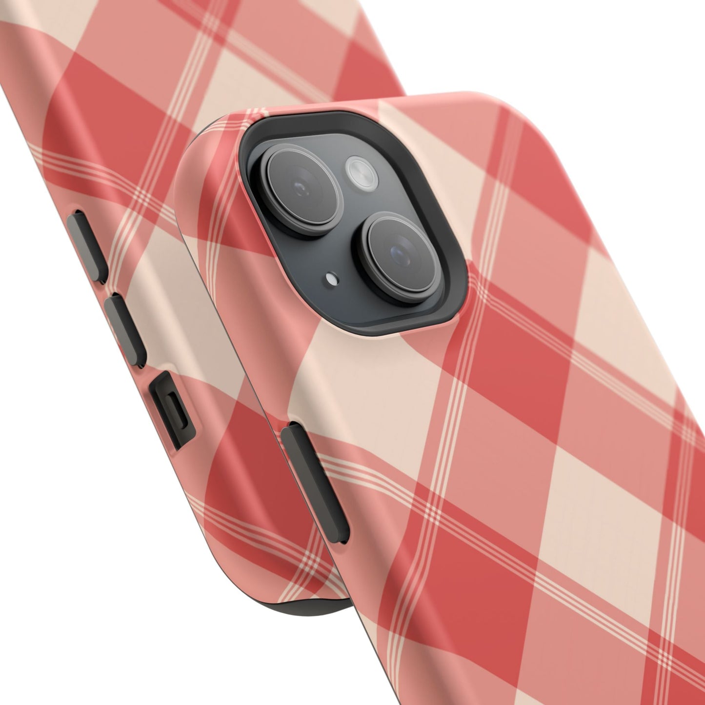 Crimson Crosshatch MagSafe iPhone Case - BOGO Cases
