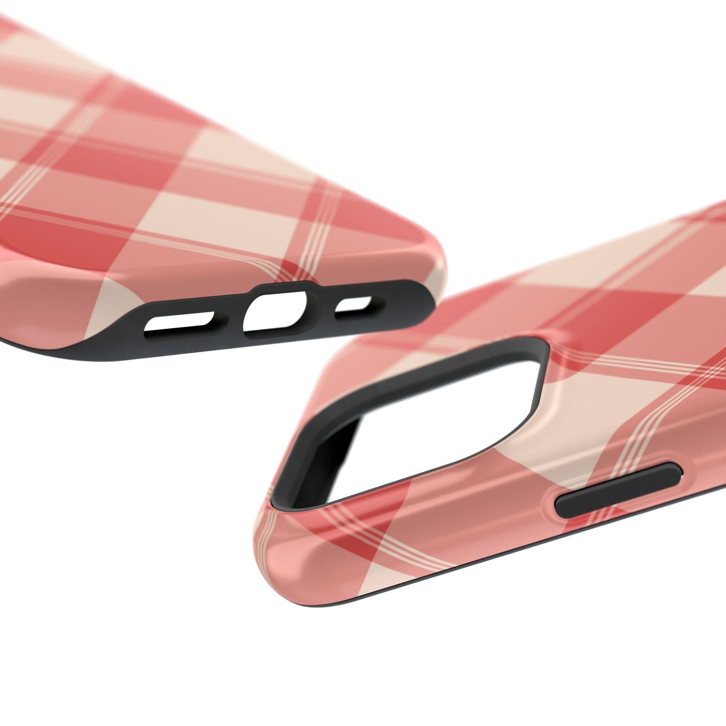 Crimson Crosshatch MagSafe iPhone Case - BOGO Cases