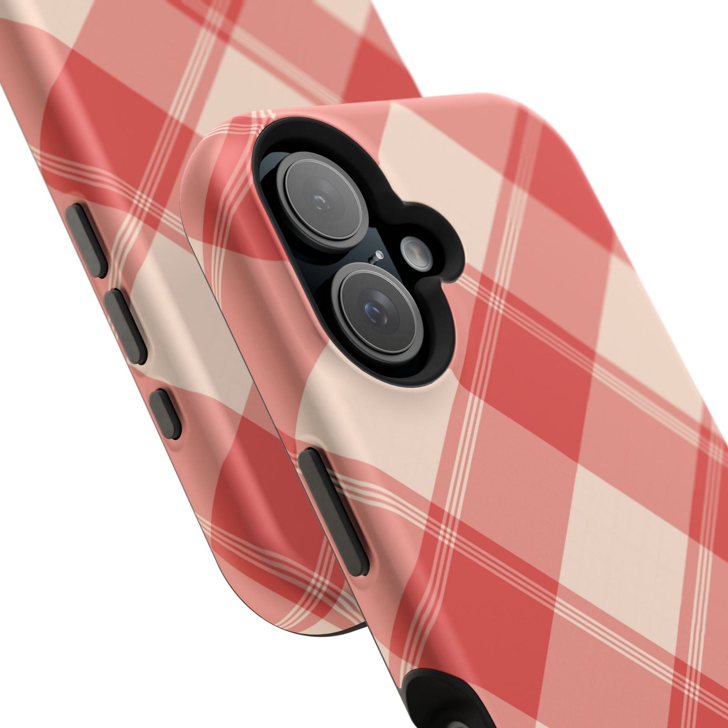Crimson Crosshatch MagSafe iPhone Case - BOGO Cases