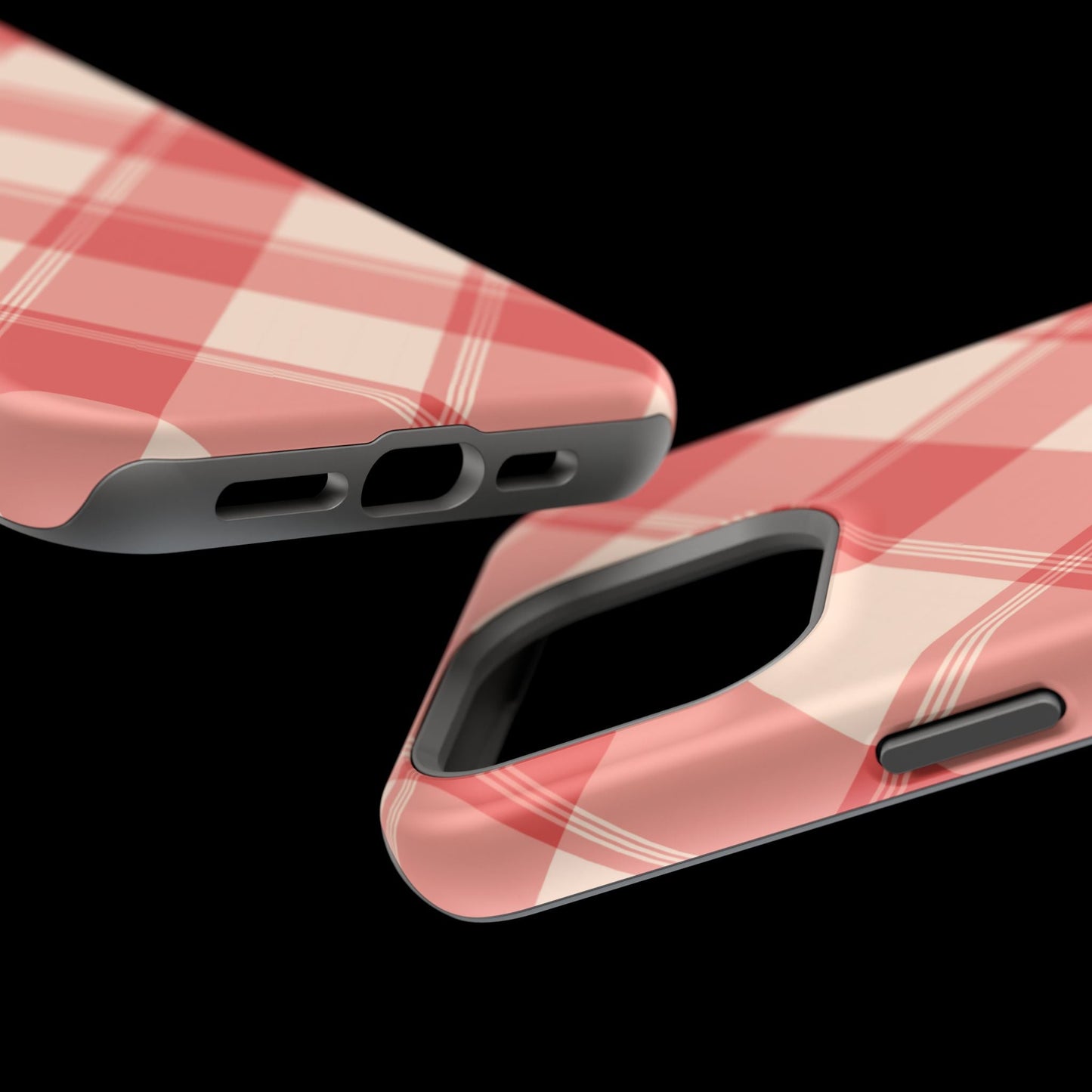 Crimson Crosshatch MagSafe iPhone Case - BOGO Cases