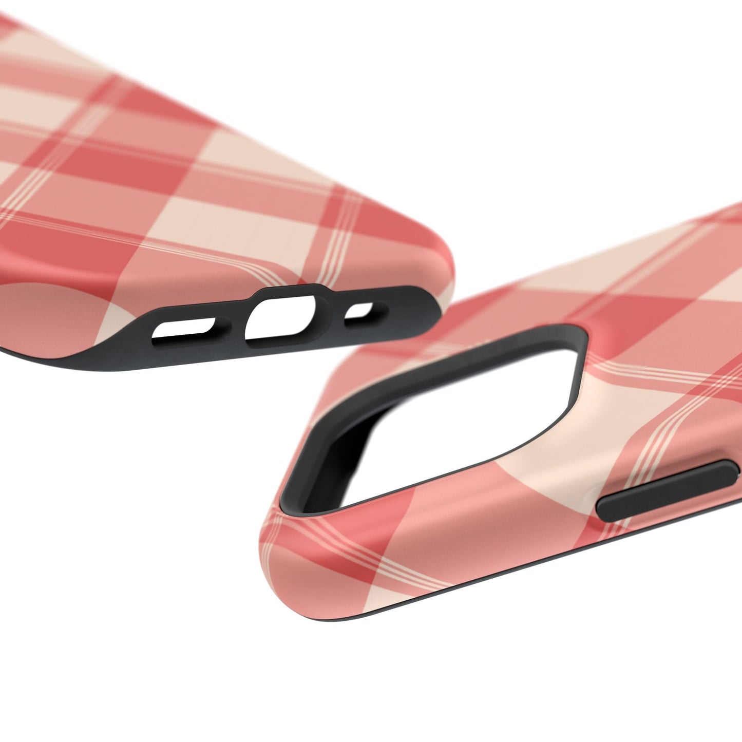 Crimson Crosshatch MagSafe iPhone Case - BOGO Cases