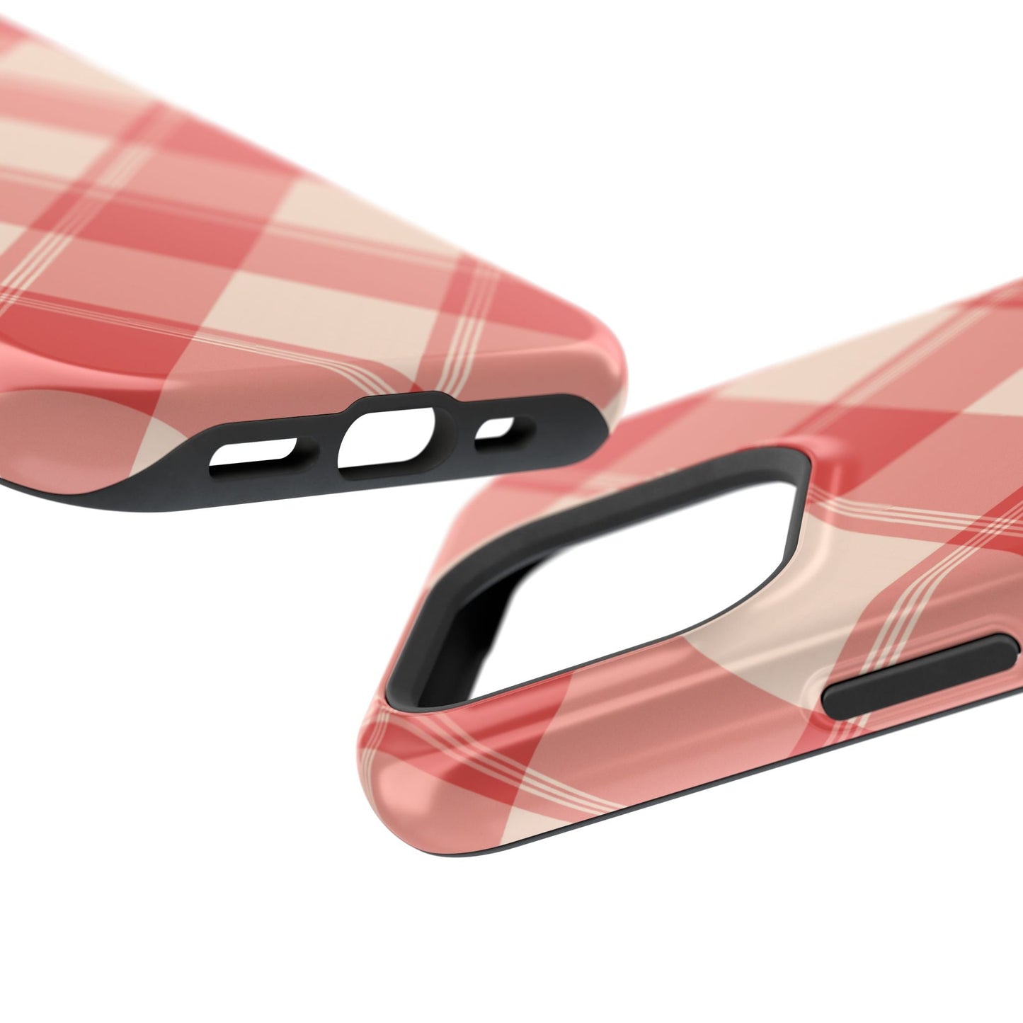 Crimson Crosshatch MagSafe iPhone Case - BOGO Cases