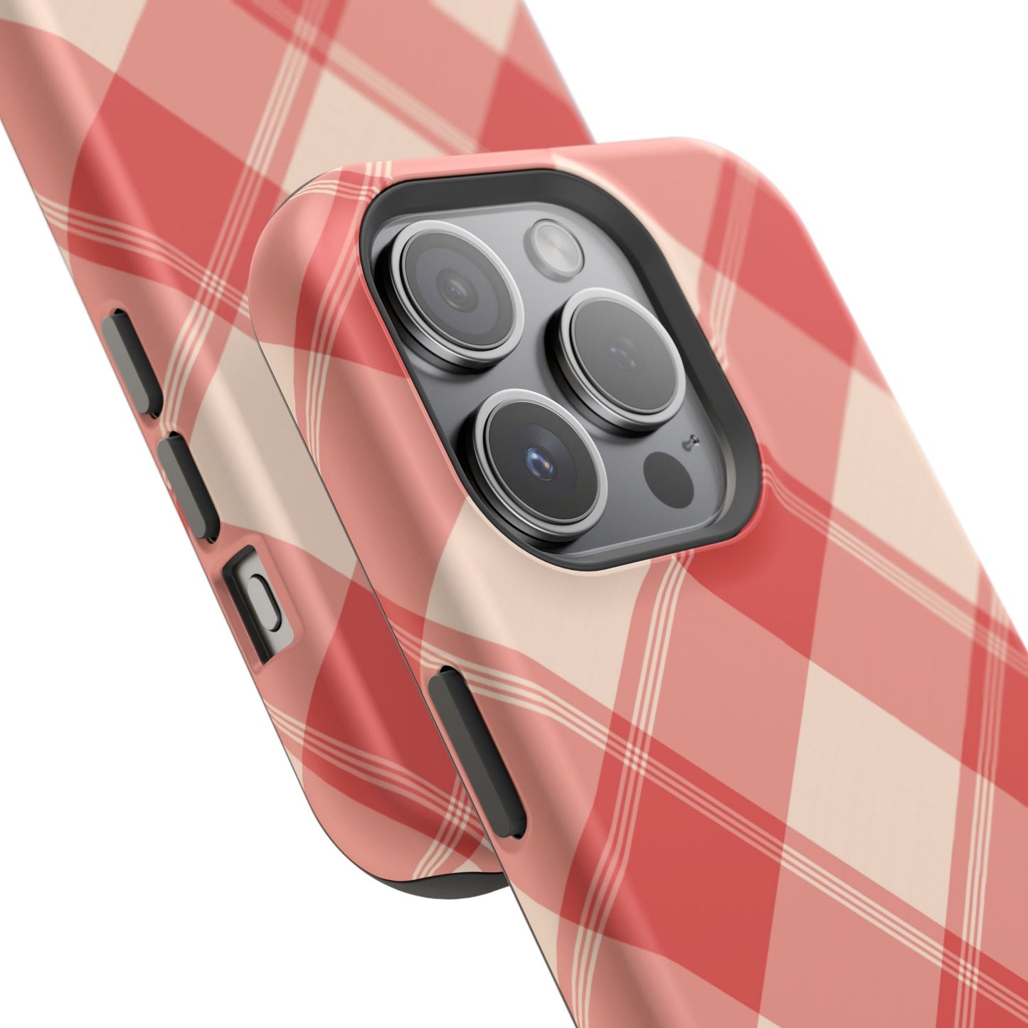 Crimson Crosshatch MagSafe iPhone Case - BOGO Cases