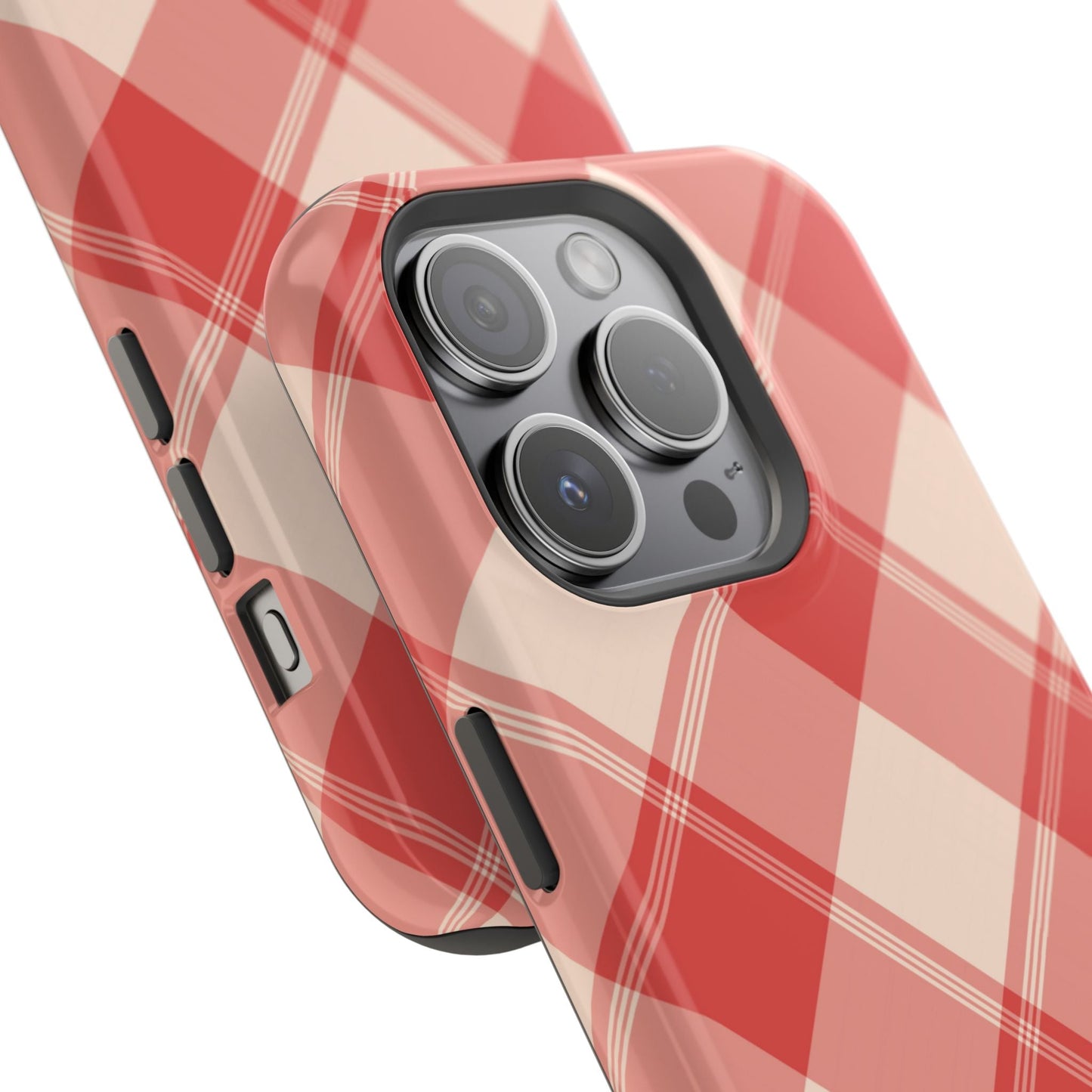 Crimson Crosshatch MagSafe iPhone Case - BOGO Cases