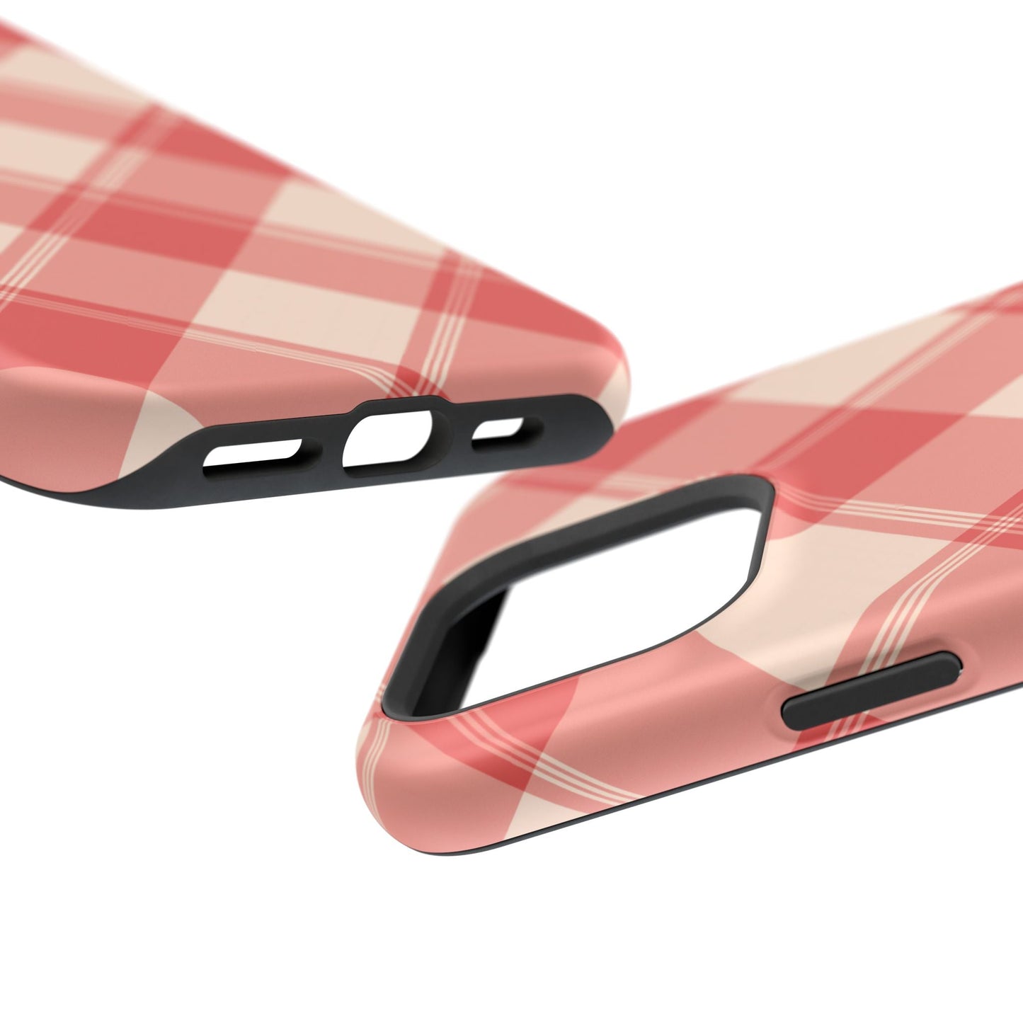 Crimson Crosshatch MagSafe iPhone Case - BOGO Cases
