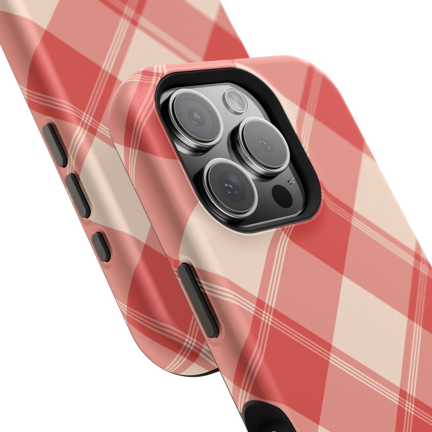Crimson Crosshatch MagSafe iPhone Case - BOGO Cases