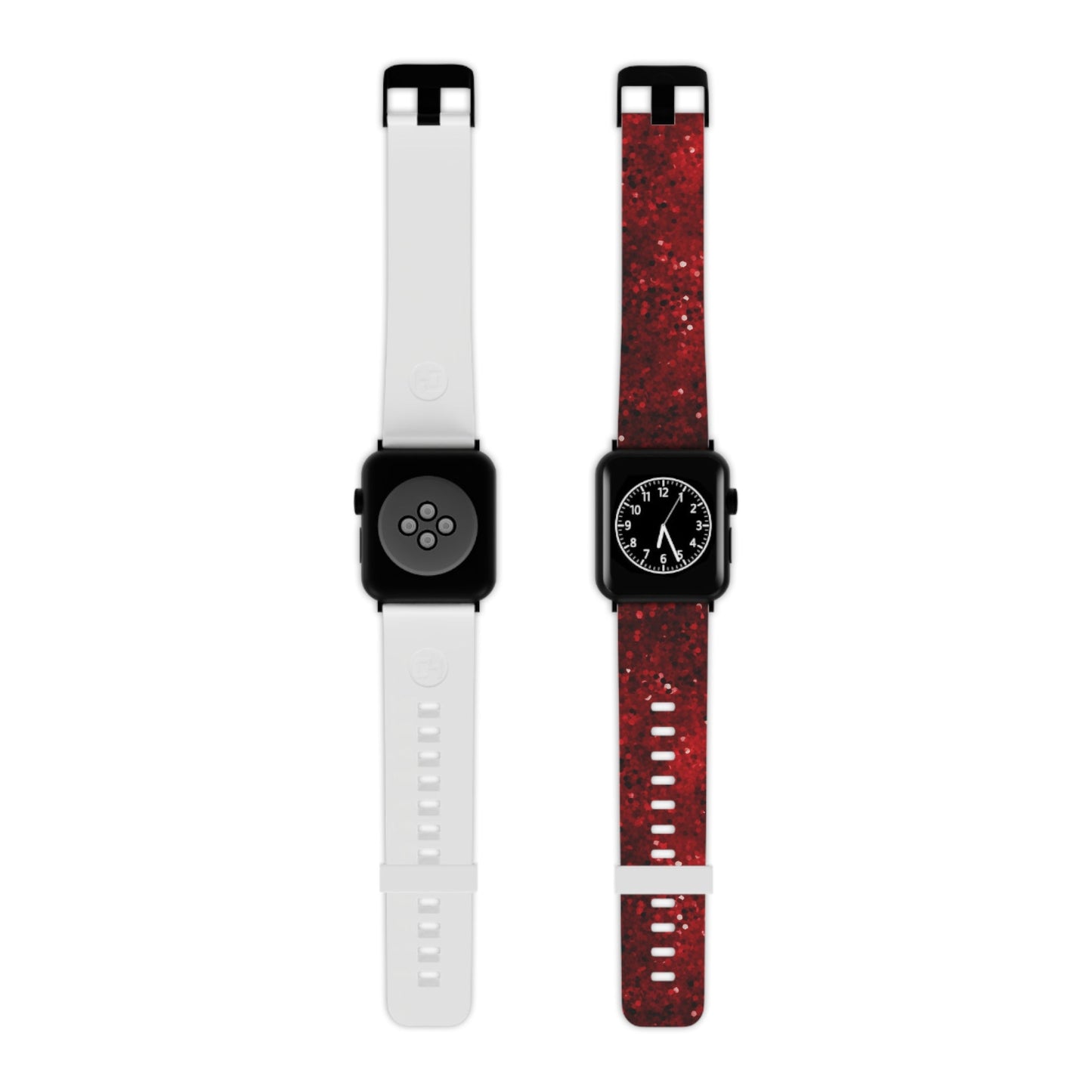 Crimson Glow Glitter Apple Watch Band - BOGO Cases