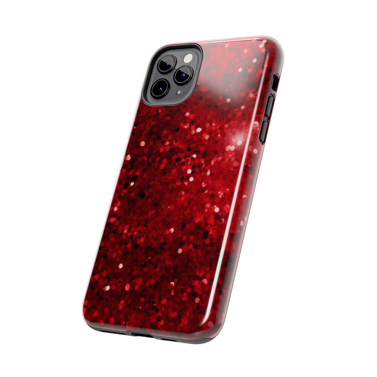 Crimson Glow Glitter - iPhone Series Case - BOGO Cases