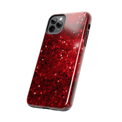 Crimson Glow Glitter - iPhone Series Case - BOGO Cases