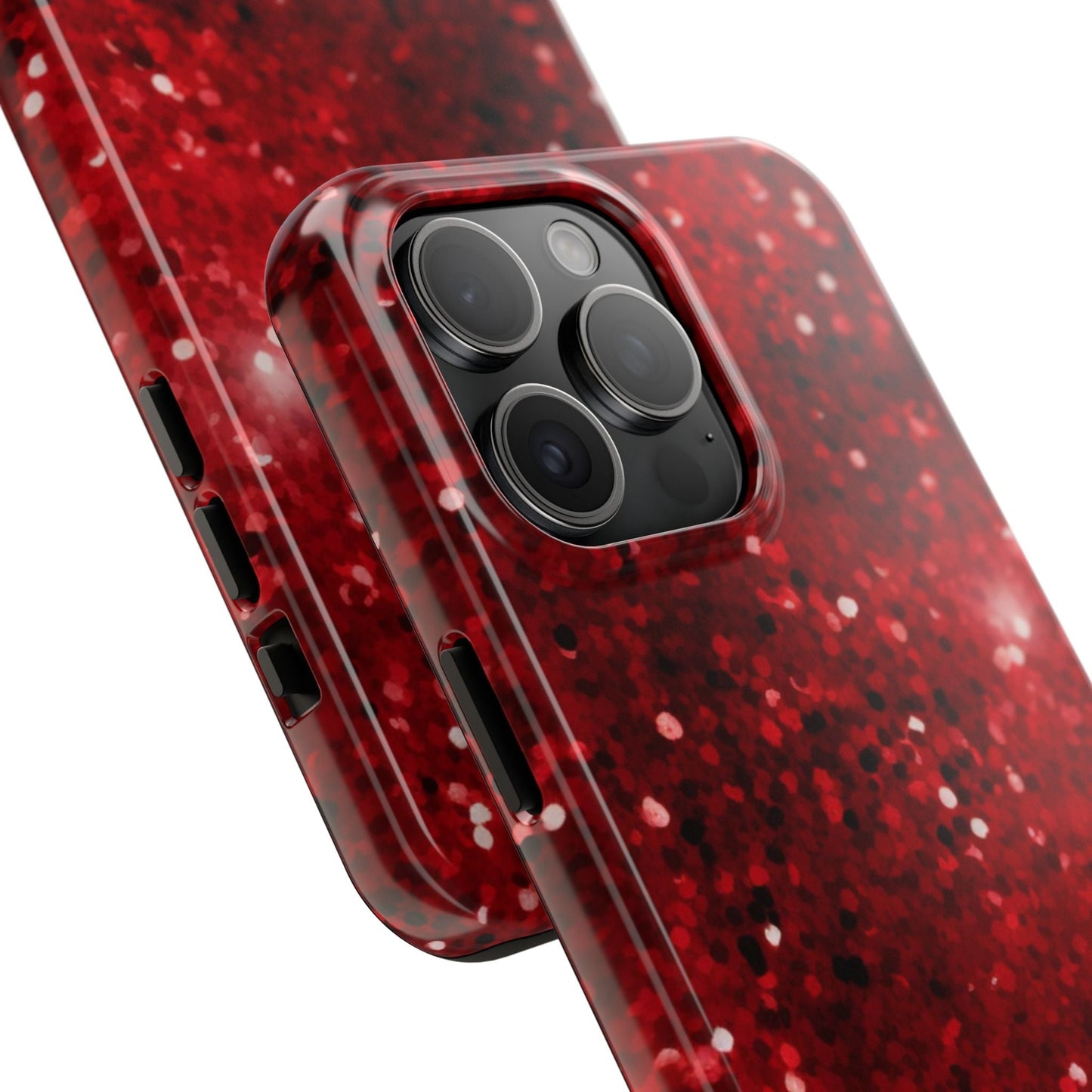 Crimson Glow Glitter - iPhone Series Case - BOGO Cases