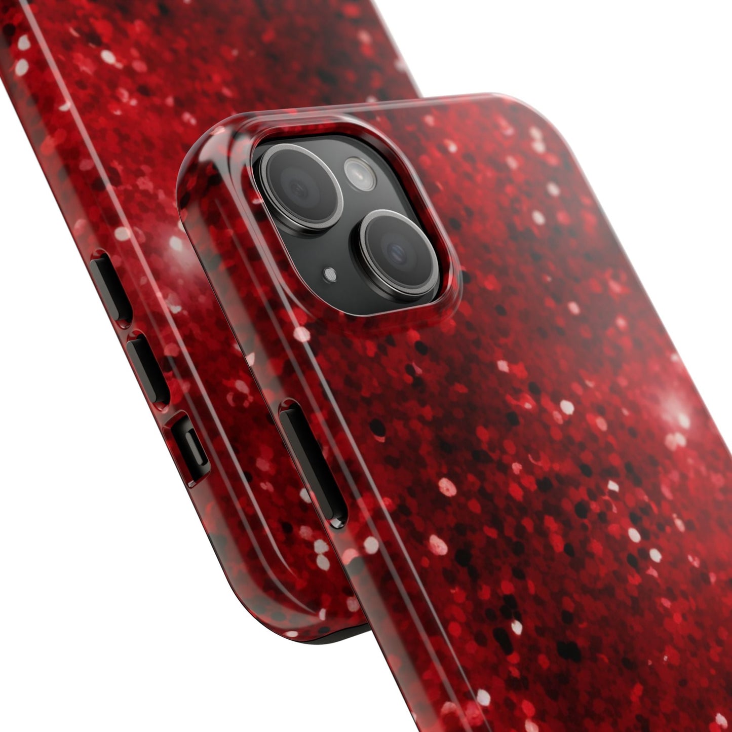 Crimson Glow Glitter - iPhone Series Case - BOGO Cases