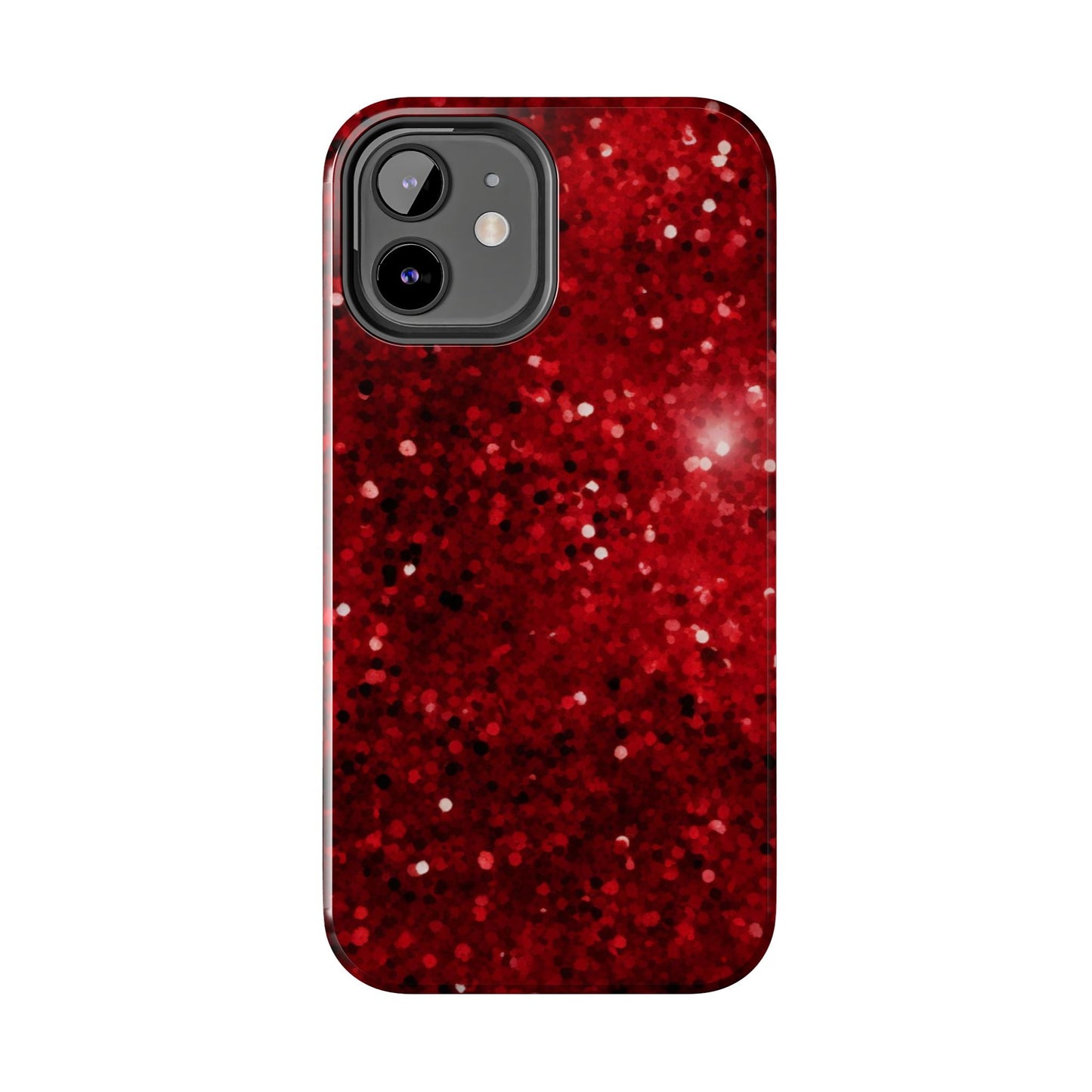Crimson Glow Glitter - iPhone Series Case - BOGO Cases