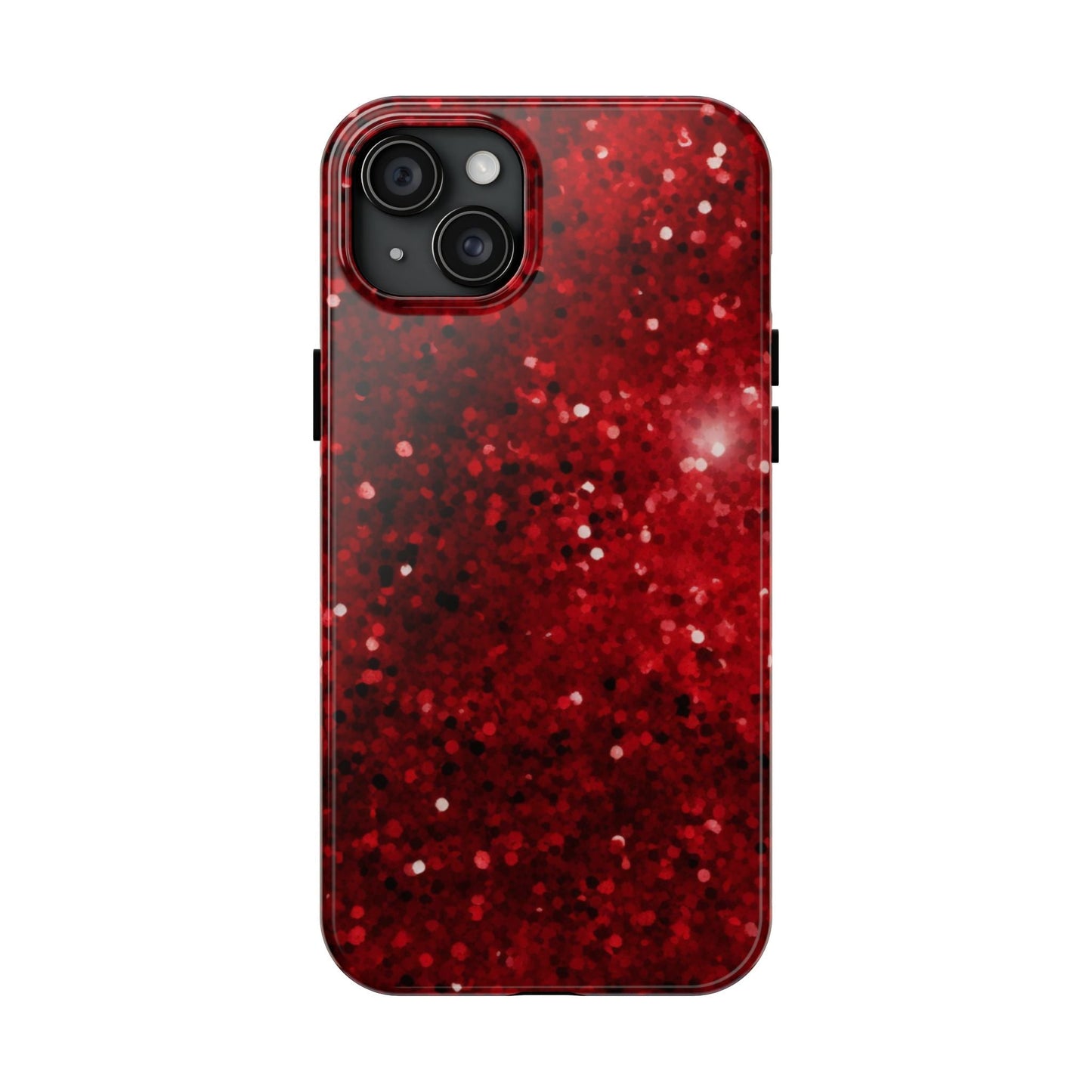 Crimson Glow Glitter - iPhone Series Case - BOGO Cases