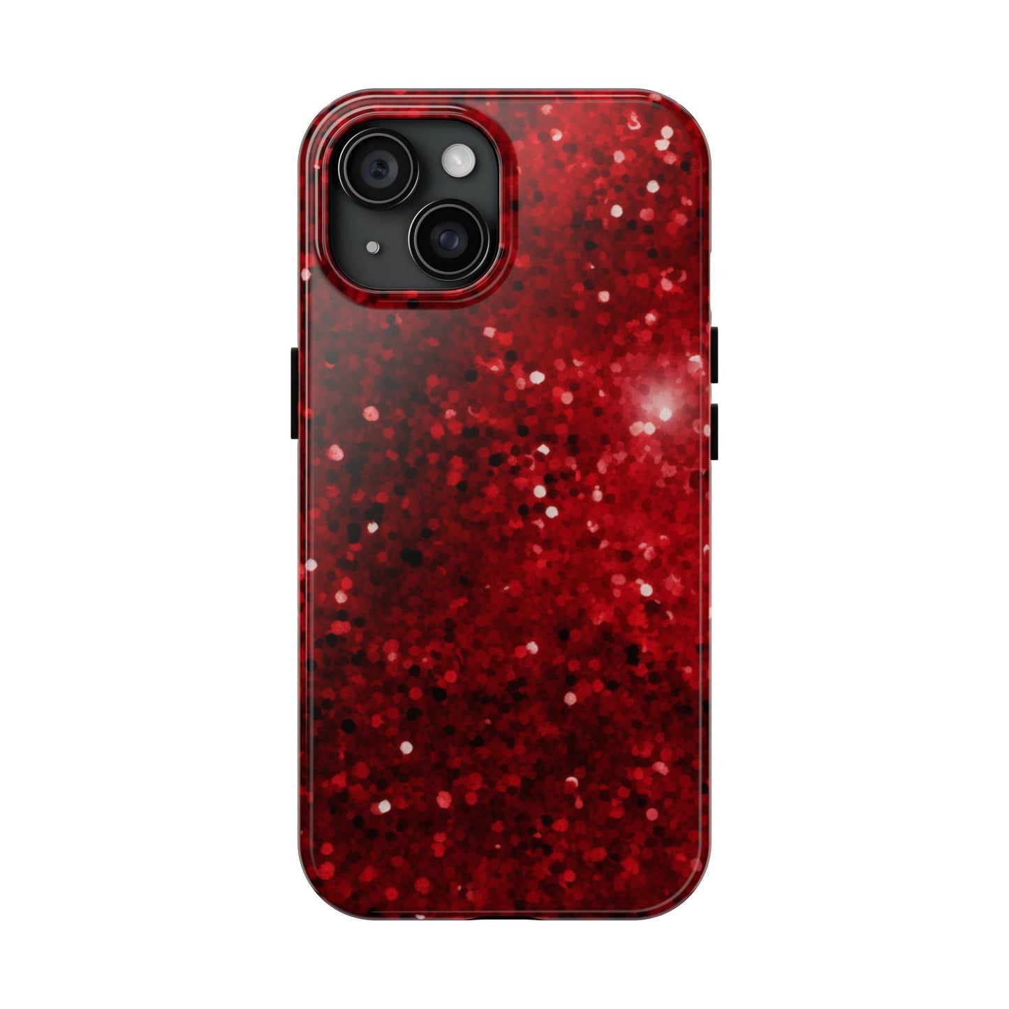 Crimson Glow Glitter - iPhone Series Case - BOGO Cases