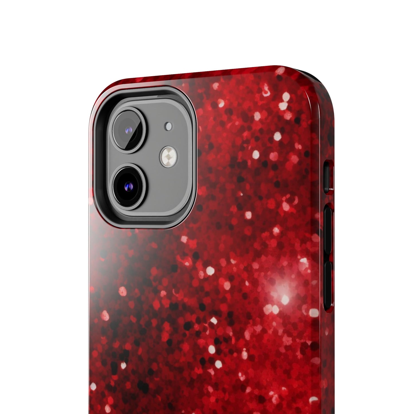 Crimson Glow Glitter - iPhone Series Case - BOGO Cases