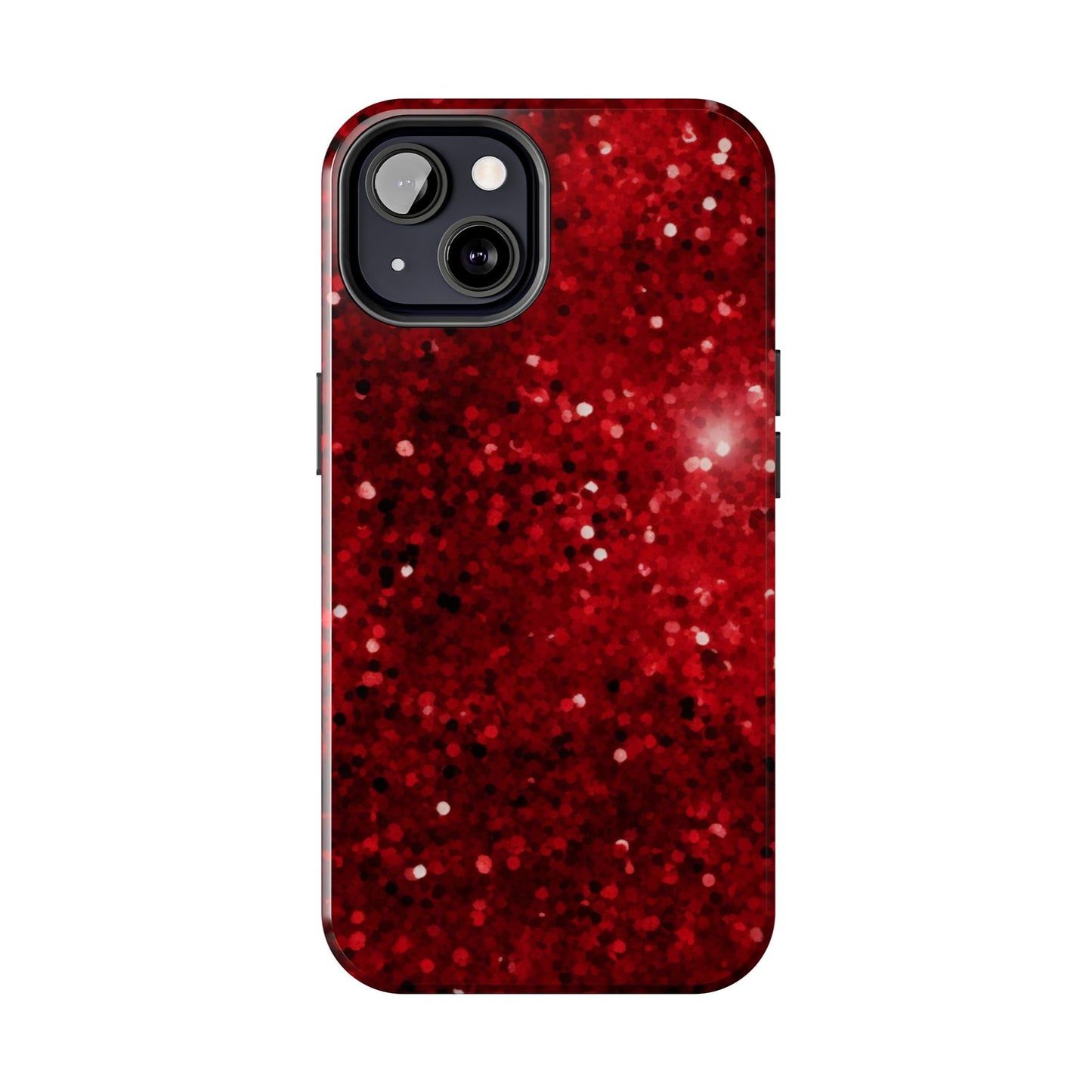 Crimson Glow Glitter - iPhone Series Case - BOGO Cases