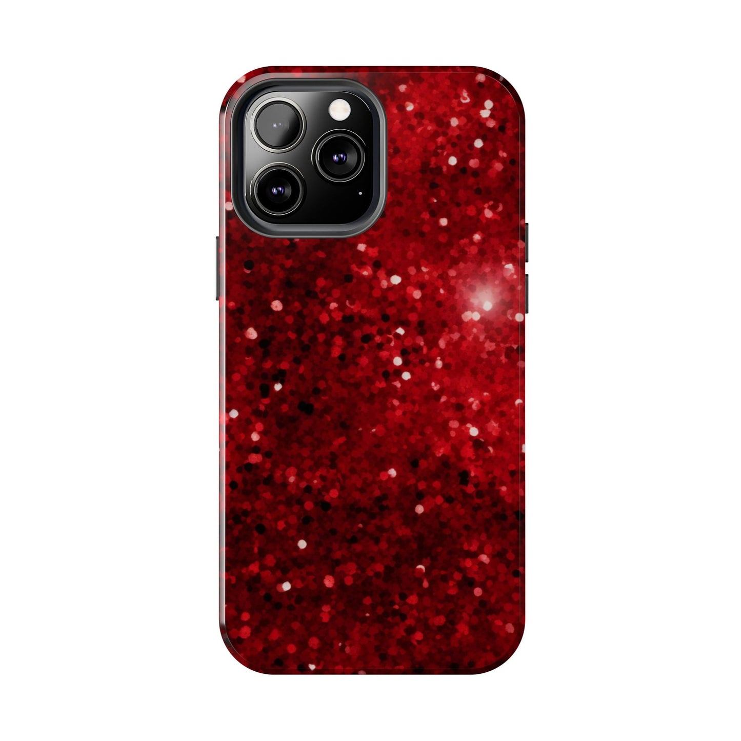 Crimson Glow Glitter - iPhone Series Case - BOGO Cases