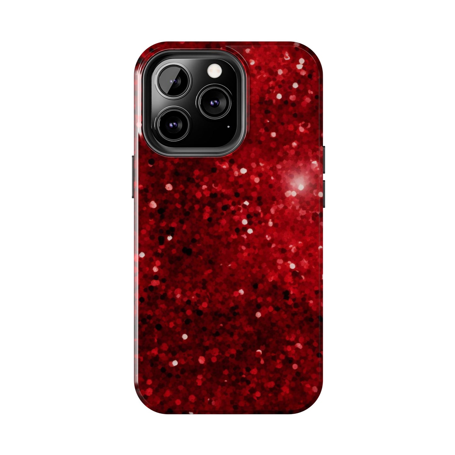 Crimson Glow Glitter - iPhone Series Case - BOGO Cases