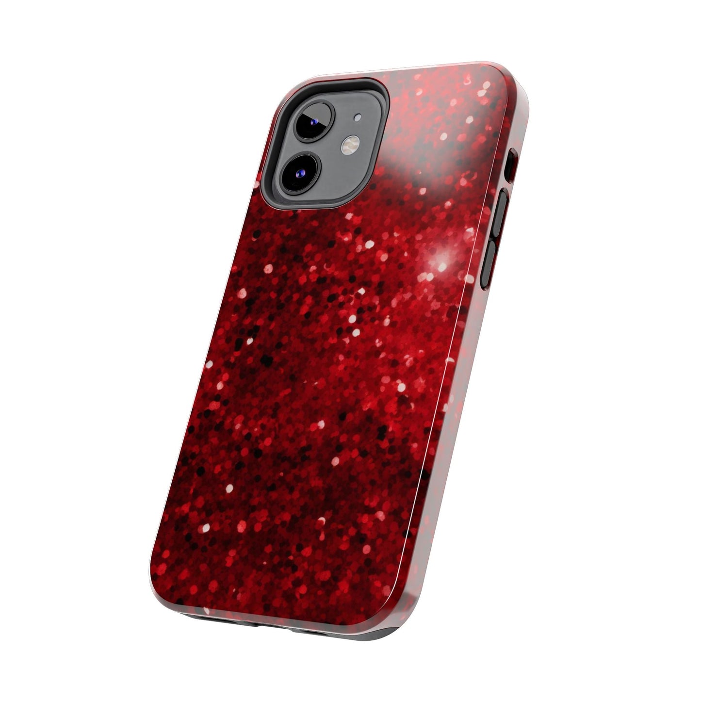 Crimson Glow Glitter - iPhone Series Case - BOGO Cases