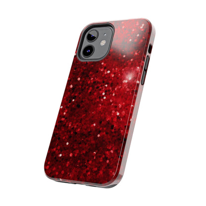 Crimson Glow Glitter - iPhone Series Case - BOGO Cases