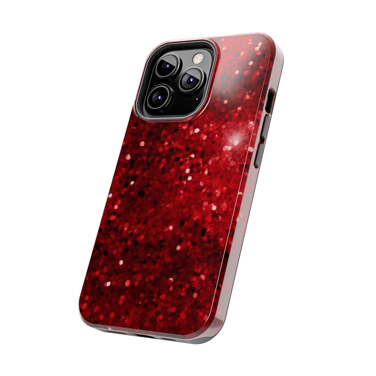 Crimson Glow Glitter - iPhone Series Case - BOGO Cases