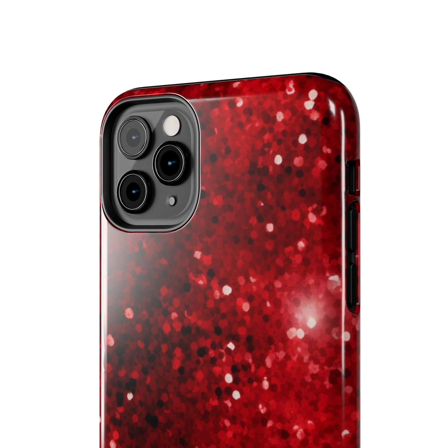 Crimson Glow Glitter - iPhone Series Case - BOGO Cases