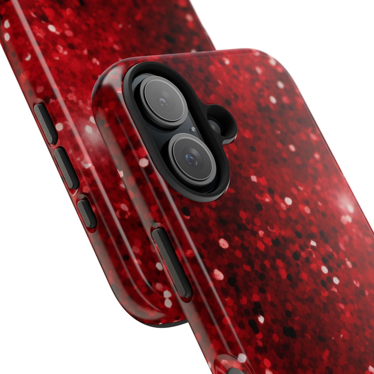 Crimson Glow Glitter - iPhone Series Case - BOGO Cases