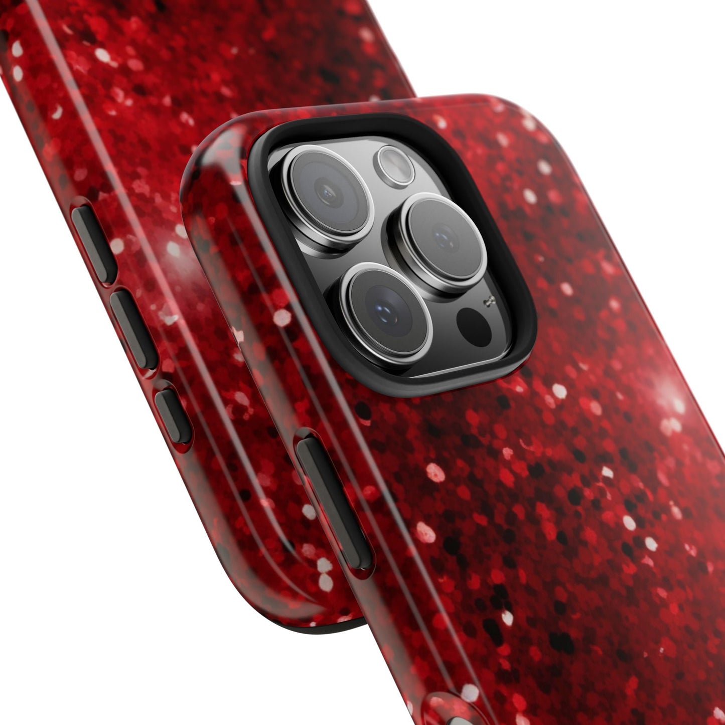 Crimson Glow Glitter - iPhone Series Case - BOGO Cases