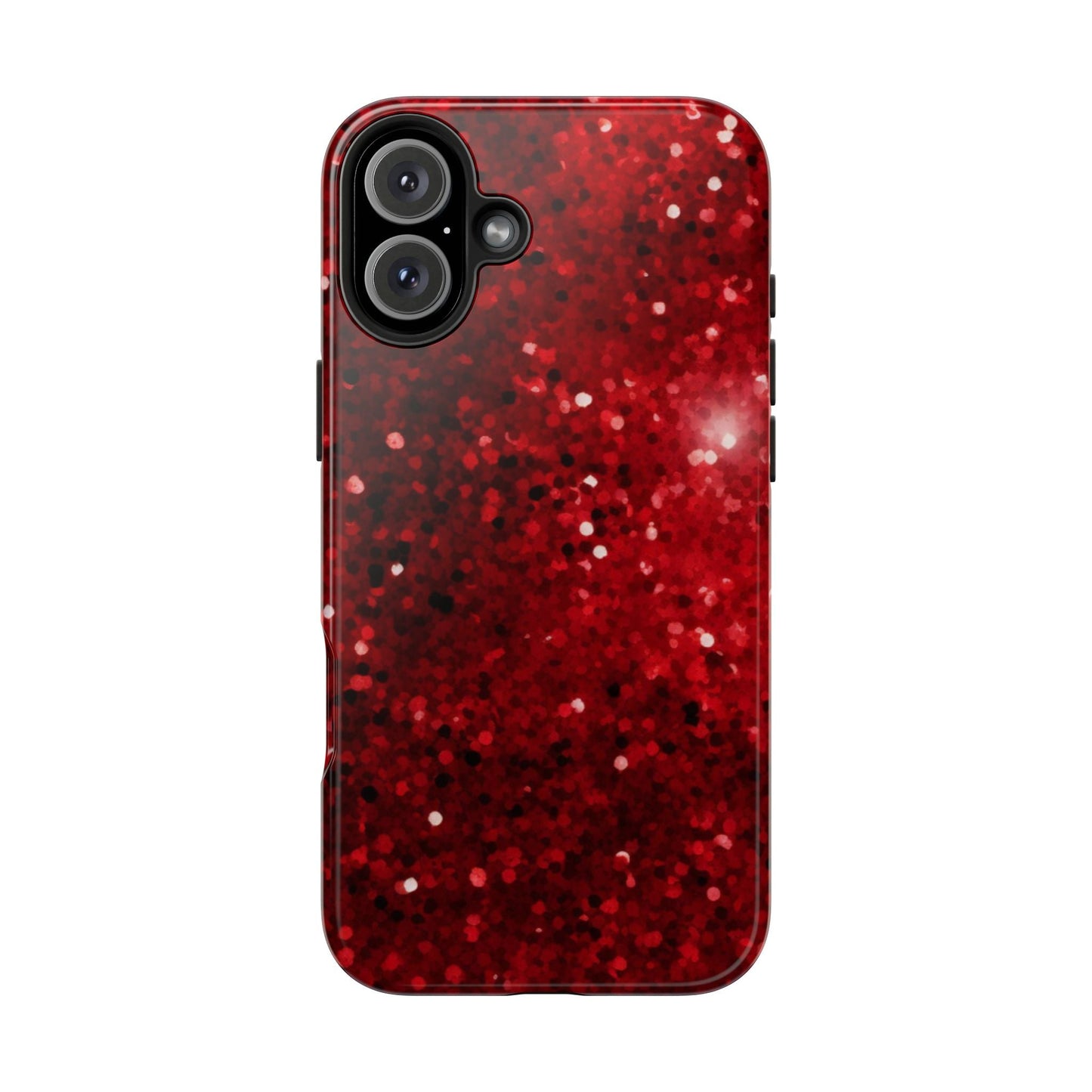 Crimson Glow Glitter - iPhone Series Case - BOGO Cases