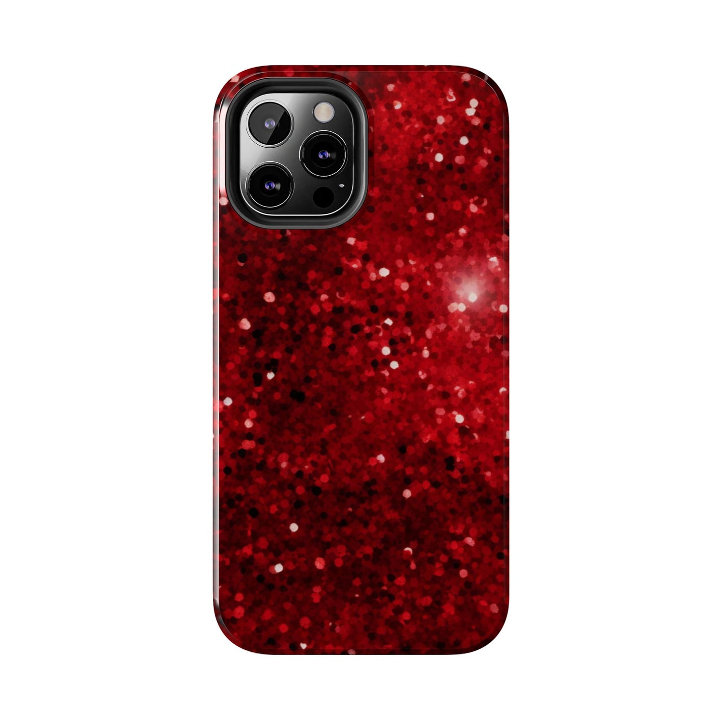 Crimson Glow Glitter - iPhone Series Case - BOGO Cases