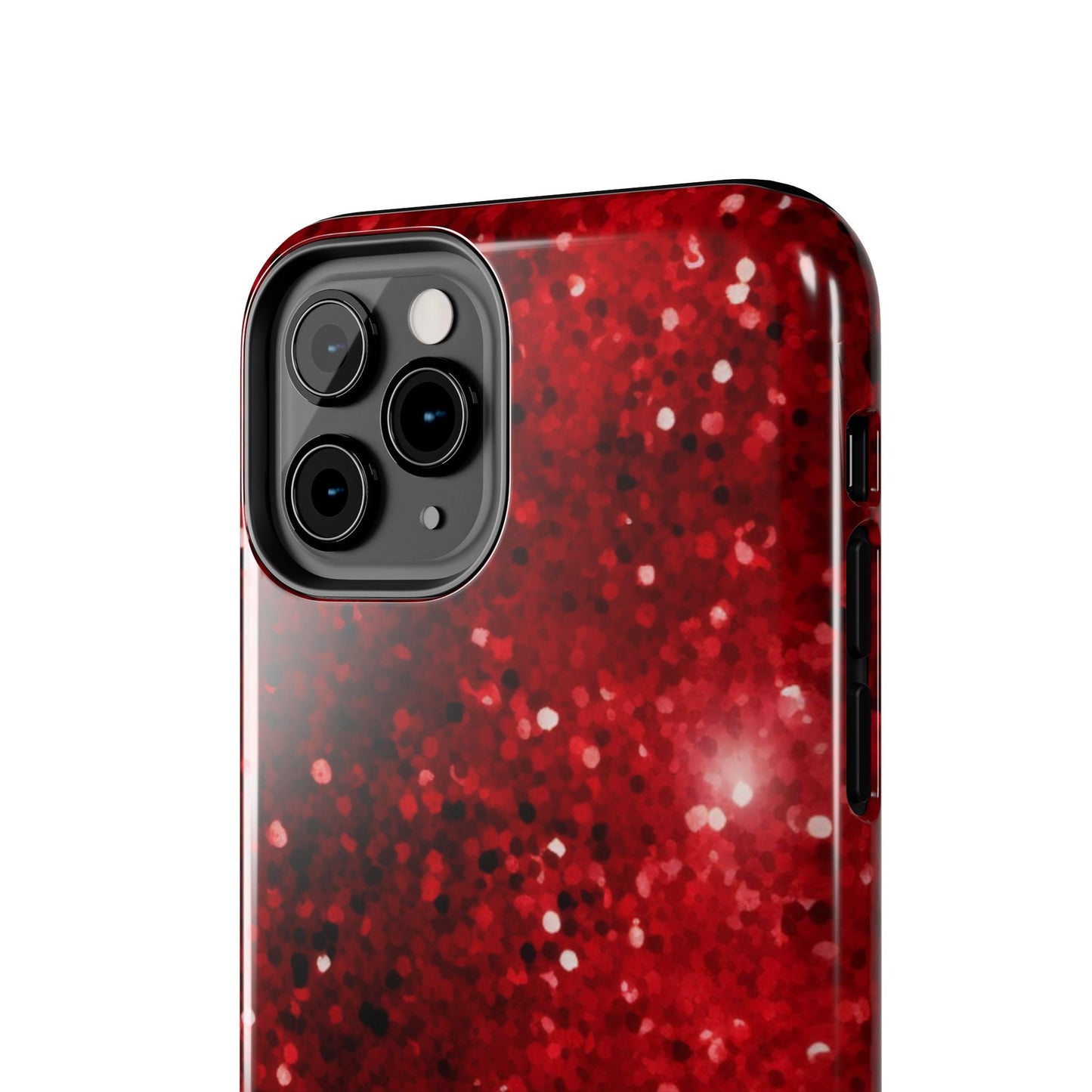 Crimson Glow Glitter - iPhone Series Case - BOGO Cases