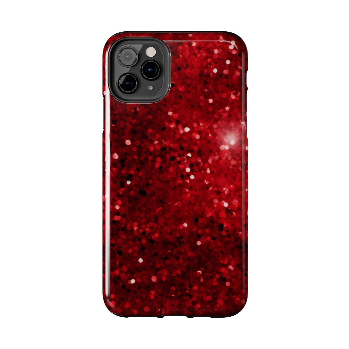 Crimson Glow Glitter - iPhone Series Case - BOGO Cases