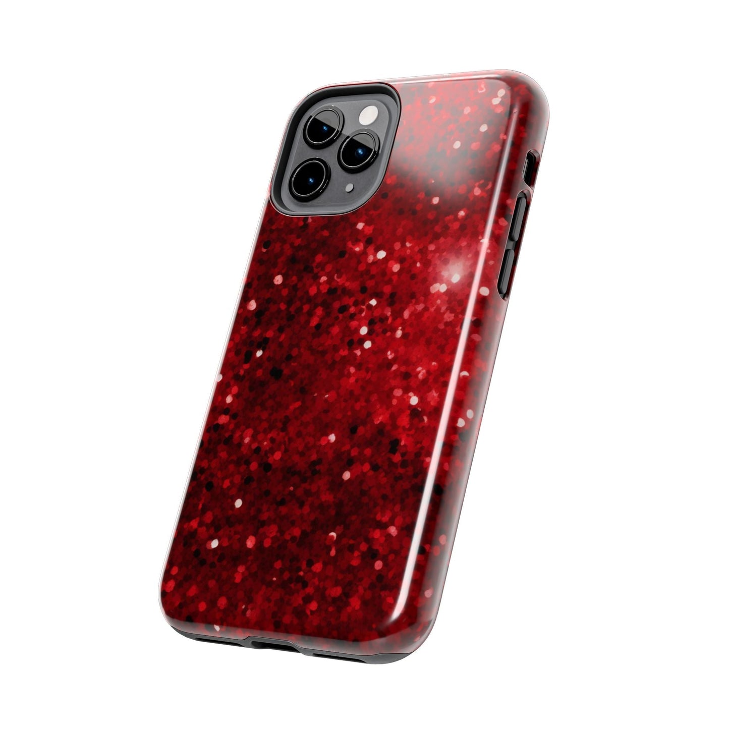 Crimson Glow Glitter - iPhone Series Case - BOGO Cases